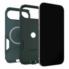 OtterBox - Étui Commuter MagSafe avec Contrôle de la Caméra pour iPhone 17 Air - Vert armoise-DROP+ | 3 fois plus de chutes que la norme militaire (MIL-STD-810G 516.6)