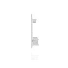 Manhattan Comfort - Plaza 64,25 po Meuble TV Flottant Moderne - Blanc-Comprend 4 trous pour la gestion des câbles
