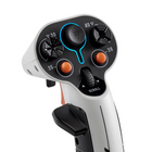 Thrustmaster - Sol-R 1 Flightstick - Le joystick pour combat et exploration spatiale sur PC-Manche multifonction : 21 boutons d’action sur le manche dont 2 gâchettes, 2 Hat, 1 mini stick et 1 molette