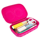 ZIPIT - Étui à crayons sensoriel, trousse organisatrice grande capacité, rose-Intérieur spacieux : offre amplement d’espace pour les essentiels scolaires, gardant le matériel bien rangé dans un seul compartiment facile d’accès.