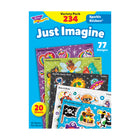 TREND Enterprises - imaginez simplement un pack varié d'autocollants scintillants, 234 par pack, 2 packs-Assortiment amusant dans chaque pack jumbo. Idéal pour les faveurs de fête, la narration et les récompenses, aussi !