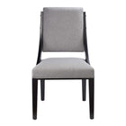Modway - Cambridge Tissu rembourré Chaises de salle à manger Ensemble de 2 - Gris clair-8