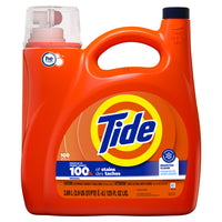 Tide - Détergent à lessive liquide haute efficacité - parfum Original - 100 brassées - 3,69 L-Pouvoir dégraissant 10 fois supérieur : Contient plus d’ingrédients dégraissants