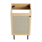 Modway - Chaucer 18" Armoire de toilette de salle de bain (lavabo non inclus) - Chêne-Stratifié à grain de bois