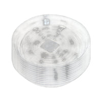 Blooms – Soucoupe transparente - 8 po - paquet de 10-Convient à la plupart des pots petits à moyens