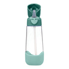 b.box - Bouteille Tritan - 600ml - Forêt Émeraude-Paille anti-fuites et poignée robuste pour l’école et les sorties