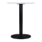 Zuo - Alto Table bistrot - Blanc/Noir-Garantie limitée de 3 ans