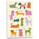 High Note - Agenda 2027 mensuel - 7-3/4 x 9-3/4 po - Furry Friends - Anglais-Couverture souple durable et résistante aux éraflures, avec des ornements en feuille métallique