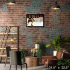 Bobby Orr Boston Bruins Skating sur toile - Toile encadree - 31" x 22"-Sous licence officielle de la LNH et de l'AJLNH