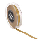 JAM Paper - Ruban de satin double face - 3/8" de largeur x 25 m - Or-Taille : 0,375 po x 25 mètres