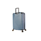 Lucas - Ensemble de 3 valises rigides extensibles et résistantes avec roulettes multidirectionnelles - Bleu-5