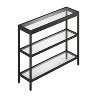 Hudson&Canal - Console Alexis 91 cm (36 po) - Bronze noirci-Un design contemporain moderne pour votre entrée, votre salon, votre bureau et plus encore