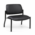 Nicer Interior - Chaise d'invité bariatrique antimicrobienne sans accoudoir-Revêtement en vinyle antimicrobien facile à nettoyer et à entretenir, idéal pour les zones à fort trafic
