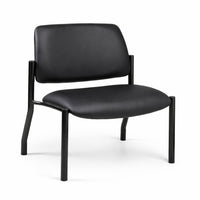 Nicer Interior - Chaise d'invité bariatrique antimicrobienne sans accoudoir-Revêtement en vinyle antimicrobien facile à nettoyer et à entretenir, idéal pour les zones à fort trafic