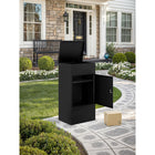 Ceha Canada - Boîte à colis grande taille - 21 po l x 16 po P x 41 po H - Noir-6