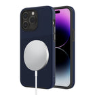 AXS - PROTech Plus PROTech Plus étui compatible magsafe anti-choc avec double couche pour Apple iPhone 15 Pro - Bleu Astral-Résistant aux chutes jusqu’a 10 pieds
