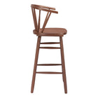 Zuo - Stenger Tabouret de bar - Noyer - Ensemble de 2-Garantie limitée de 3 ans
