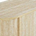 Modway - Overture Ovale 63" Faux travertin Buffet - Travertin-9