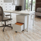 Ceha Canada - Coffrets métalliques à 3 tiroirs - Blanc Signal-CONSTRUCTION DURABLE : Fabriquée en acier avec une finition résistante aux rayures, cette armoire de classement garantit une durabilité à long terme