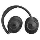 JBL - Tune 780NC Casque circum-auriculaire sans fil à réduction de bruit - Noir-2 micros avec technologie de formation de faisceaux pour des appels parfaits