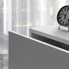 HOMCOM - Table de nuit avec station de charge et lumière LED - blanc-Couleur : Blanc 