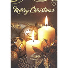 Rosedale - Cartes De souhaits Noël / Enveloppes - 5-1/2 po x 8 po - Bougies - Paquet de 12-Cartes de souhaits qualité boutique