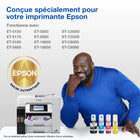 Epson - T542 Bouteille d’encre - Capacité standard - Magenta-Bouteilles d’encre EcoFit dotées d’un détrompeur unique qui facilite le remplissage