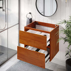 Modway - Scenic Support mural de 24" Armoire de toilette de salle de bain (lavabo non inclus) - Noyer cerisier-Calleton de montage compatible avec les cloisons sèches