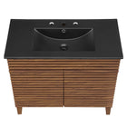 Modway - Render 36" Vanette de salle de bain - Noir noyer-8
