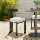 Zuo - Tiana Chaise de salle à manger - Noir/Beige-Supporte jusqu'à 350 lb
