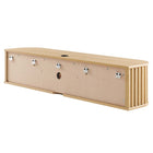 Modway - Fortitude 63 po fixé au mur Meuble TV, Chêne-6