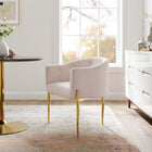 Modway - Savour Touffe Performance Velvet Chaise d’accent - Rose-Velours de performance résistant aux taches