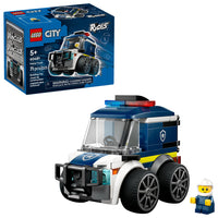 LEGO - City Brick Rides Véhicules – Le camion de police-Ensemble LEGO City Véhicules – Le camion de police, facile à construire à partir de 5 ans