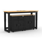 Cat - Ensemble d’armoires de garage (PAA) incluant 1 armoire de base, 1 armoire à tiroir et un établi de 72 po-Construction industrielle en acier : Cadres en acier de calibre 22 et portes en acier de calibre 20 pouvant supporter jusqu’à 500 lb par armoire pour une performance durable.