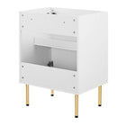 Modway - Chaucer 24" Armoire de toilette de salle de bain (lavabo non inclus) - Blanc-Bassin d’évier et installations non inclus