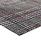 Modway - Kaja Abstract Plaid Tapis de 5 pi l x 8 pi L - Ivoire noir et rouge-Microfibre 100% polyester