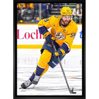 Roman Josi Nashville Predators - Toile encadree - 22" x 31"-Impression sur toile de qualité supérieure avec bordures enveloppées