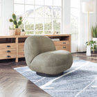 Zuo - Myanmar Fauteuil d’appoint - Vert olive-Dimensions: 31,5 po L x 29,9 po L x 26,8 po H