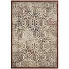 Modway - Hester Vintage turc orné Tapis de 5 pi l x 8 pi L - Brun beige et noyer-Tapis vintage orné de la région turque