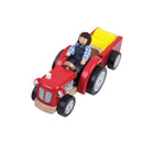 Bigjigs Toys - Ensemble de jeu tracteur et remorque-La remorque offre également suffisamment de place pour tous vos animaux de ferme