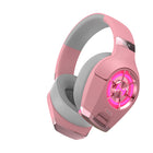 Hecate by Edifier - Casque de jeu USB professionnel GX avec audio haute résolution et microphone rétractable - Rose-Bandeau de haute qualité avec oreillettes en similicuir souple pour un confort tout au long de la journée
