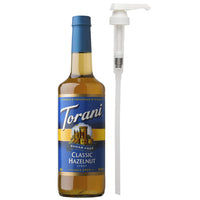 Torani - Sirop noisette classique sans sucre avec pompe -750 mL-Essayez ce sirop et se délecter de sa bonté crémeuse !