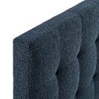 Modway - Lily Rembourré Tête de lit King Size, Marine-Assemblée requise