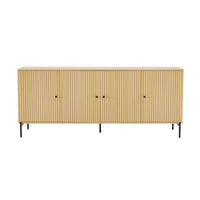 Manhattan Comfort - Magnolia 70,9 po Buffet Moderne - Chêne Naturel-Buffet moderne et meuble de rangement pour salle à manger et salon