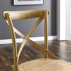Modway - Gear Fauteuil d’appoint de salle à manger - Naturel-Capacité de poids : 330 lb.