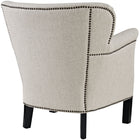 Modway - Key Tissu rembourré Fauteuil - Sable-Patins de pied en plastique non marqués
