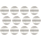 Maxwell & Williams - Collectif de Sous-verre Ronde Beige/Blanc Marbre Sous-verre - Paquet de 12-Fabriqué en céramique résistant à la chaleur