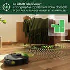 iRobot - Aspirateur robot Roomba 105 avec station de vidage automatique-Application Roomba Home facile à utiliser. Il suffit d’un clic pour planifier un nettoyage personnalisé, obtenir une estimation des durées de nettoyage, vérifier la durée de vie du filtre ou créer des zones interdites afin que le robot ignore des zones spécifiques