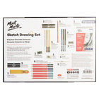 Mont Marte - Ensemble de 30 croquis et dessins Signature-Comprend des crayons et des bâtonnets de graphite, un crayon de graphite sans bois, des bâtonnets de charbon, des crayons de charbon et des crayons de charbon de couleur pour réaliser des traits variés