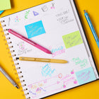 Paper Mate - Stylos gel InkJoy Rétractable, stylos métalliques, rétractables, pointe moyenne (0,8 mm), couleurs assorties, 10 unités-7